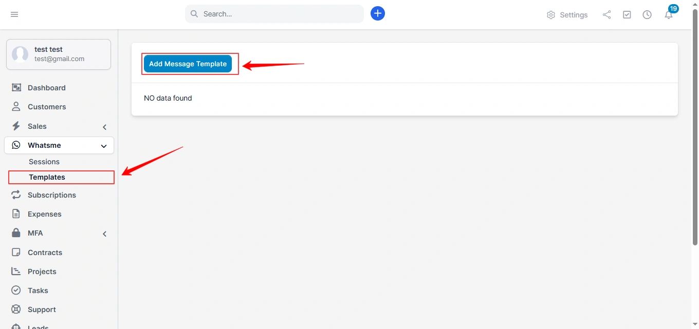 Add Message Templates