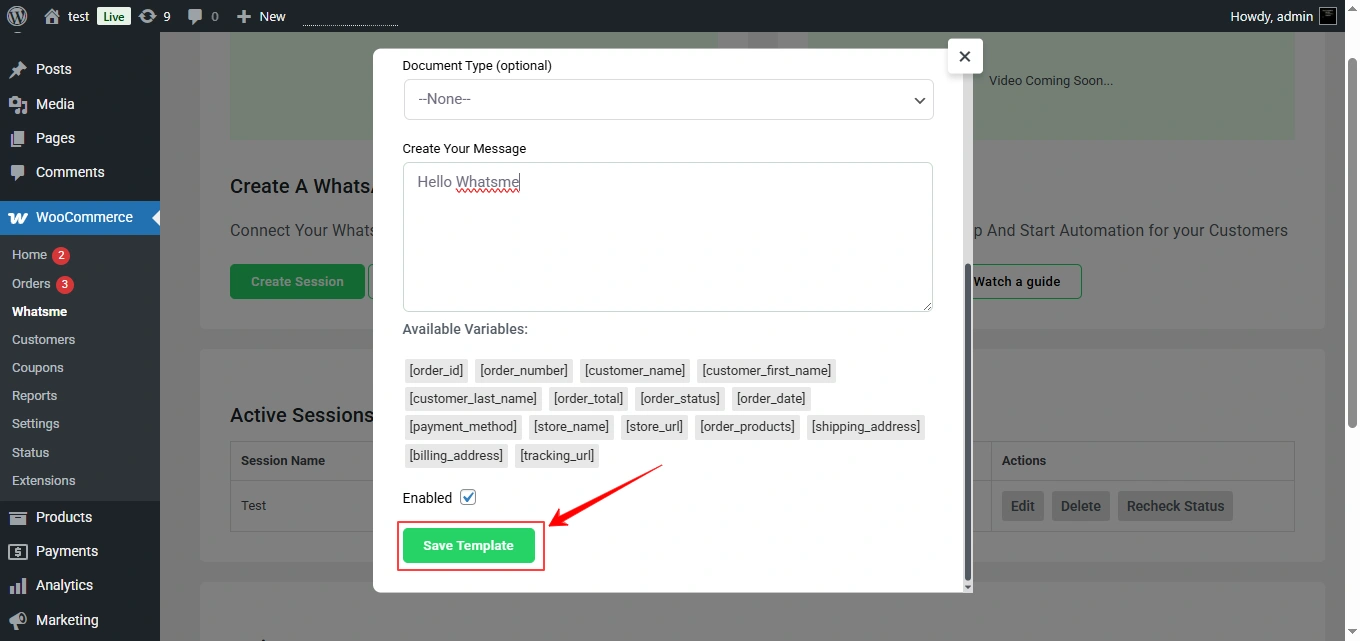 Add Message Templates