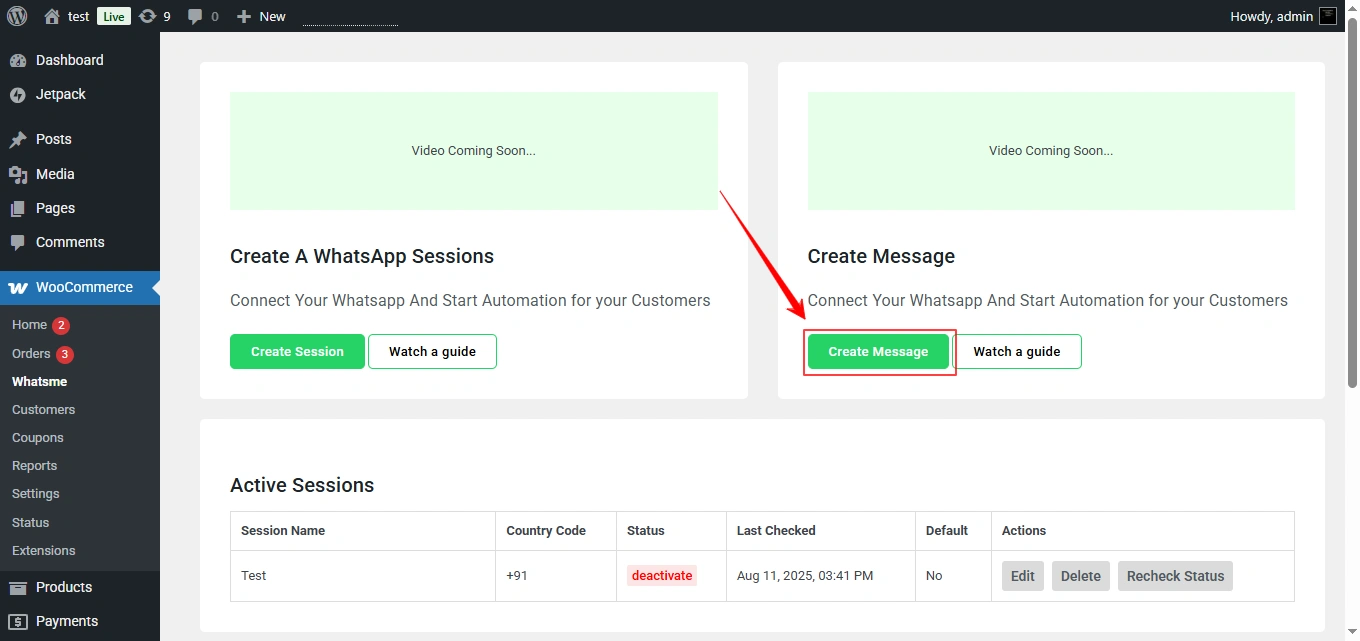 Add Message Templates